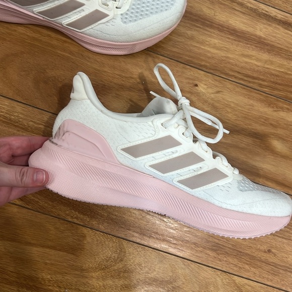 Adidas Ultarun 5 Women’s Running Shoes Pink/White - Picture 7 of 14
